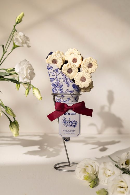 Buquê Casadinho Toile de Jouy